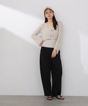 〈a／mie〉バレルパンツ 26SS