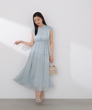 ウエストシャーリングワンピース