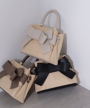 雑材フロントリボンバッグミニ