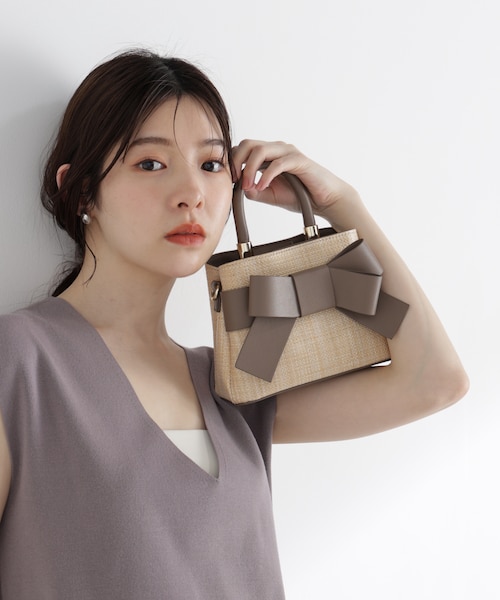 雑材フロントリボンバッグミニ｜プロポーションボディドレッシングの