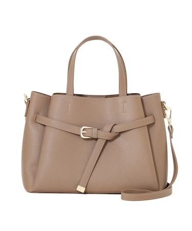 ベルトモチーフトートバッグ