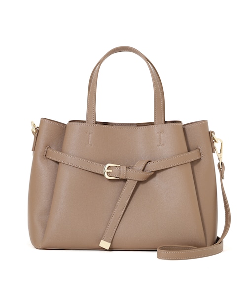 ベルトモチーフトートバッグ