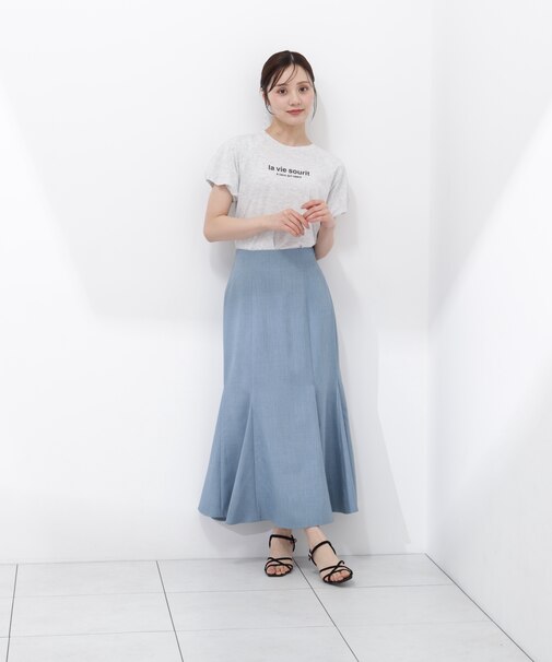 ハイウエストマーメイドスカート