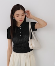 〈EDIT COLOGNE〉レーススキッパートップス