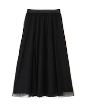 マチ付きチュールスカート