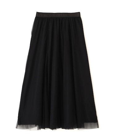 マチ付きチュールスカート