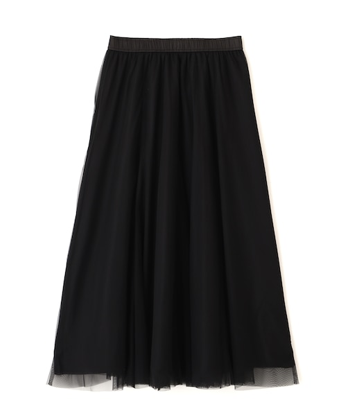 マチ付きチュールスカート