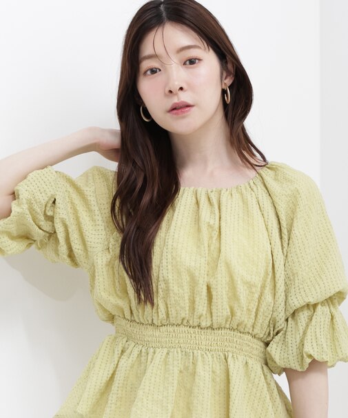 〈a／mie〉2wayオフショルフィッシュテールブラウス