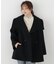 ＜a／mie＞ビッグカラーハーフコート 26AW