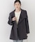 ＜a／mie＞ビッグカラーハーフコート 26AW