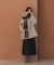 ＜a／mie＞ビッグカラーハーフコート 26AW