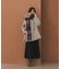 ＜a／mie＞ビッグカラーハーフコート 26AW