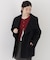 ＜a／mie＞ビッグカラーハーフコート 26AW