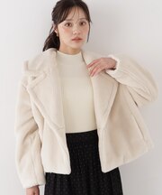 ボアブルゾン