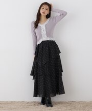 シアードットティアードスカート
