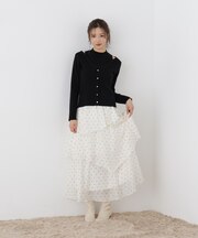 シアードットティアードスカート