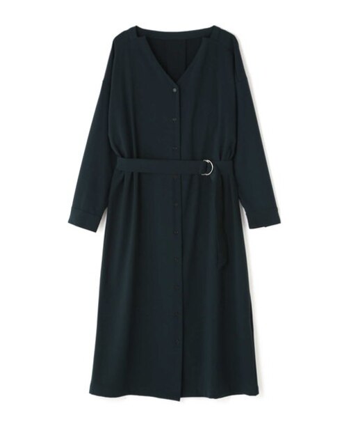 ルミネ限定　ピーチドレープＶネックワンピース