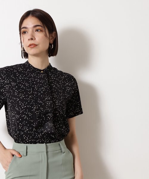 BPN 半袖ブラウス ボウタイ風半袖ブラウス｜エヌドット ナチュラルビューティー