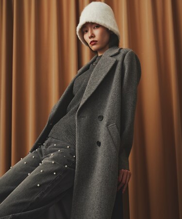 インペリアルモッサダブルチェスターコート｜エヌドット ナチュラル  