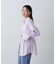 ウエストシャーリングロングシャツ
