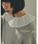 チェーンロゴ刺繍ニット