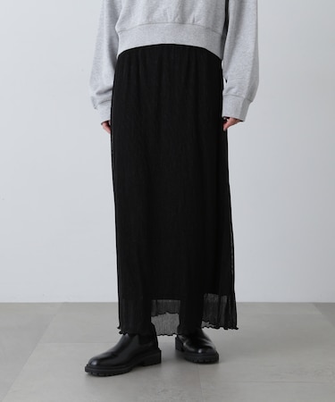 シャイニープリーツスカート