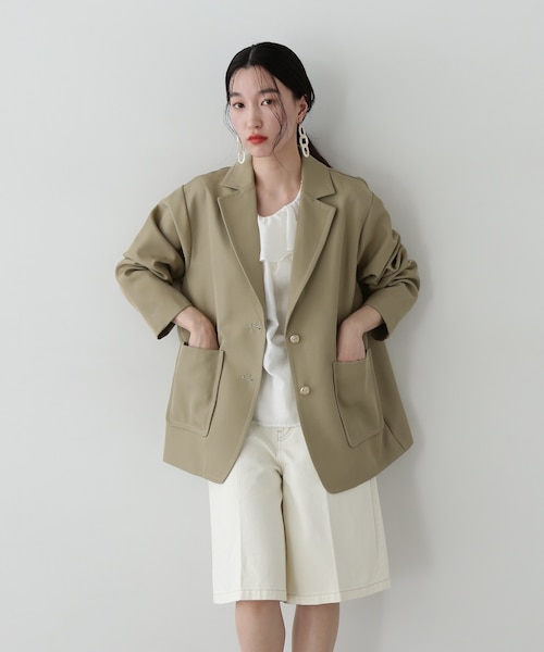 アウトポケットツイルジャケット｜エヌドット ナチュラルビューティー