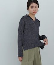 ラメリブカイキンニット