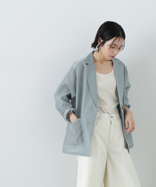 シアーテーラードジャケット