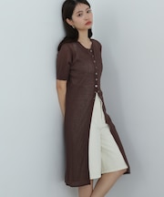 ロングシアーカーディガン