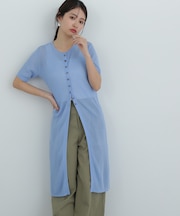 ロングシアーカーディガン