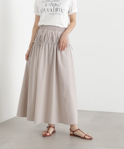 ドロスト切替スカート