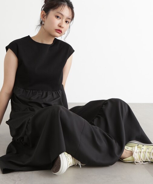 ドッキングティアードワンピース