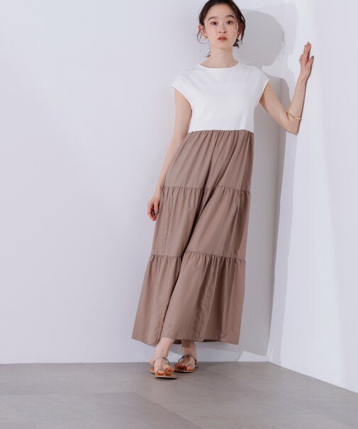 ドッキングティアードワンピース