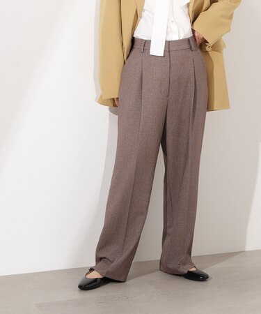 ツィーディーワンタックストレートパンツ