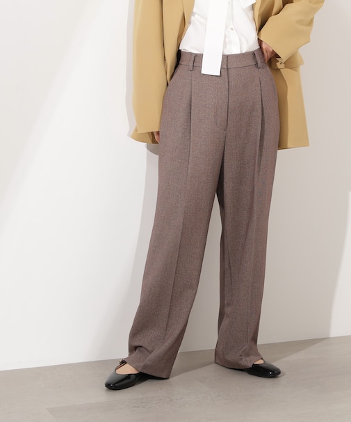 ツィーディーワンタックストレートパンツ