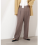 ツィーディーワンタックストレートパンツ