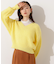 Vネックオーバーニット