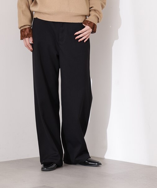 ベーシックツイルワイドパンツ