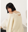 バックシャンボクシーニット