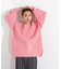 バックシャンボクシーニット