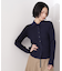 ポロ襟フレアカフスニット