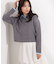 シャツレイヤードニット