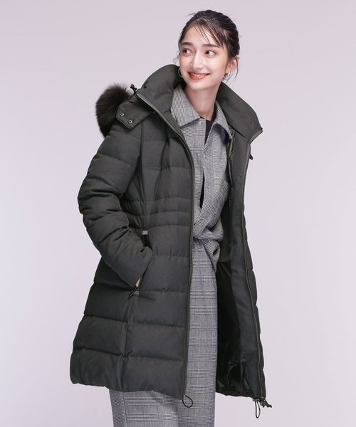 ナノユニバース西川ダウンサージロングダウン