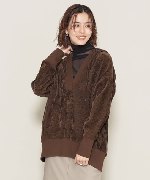 カットコールフードトップス