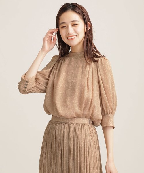 楊柳シフォンブラウス SNIDEL 楊柳シフォンブラウス MIX