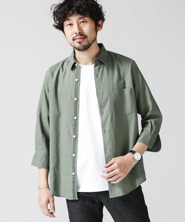 《WEB限定》ユニフレッシャーリネン 7分袖 レギュラー