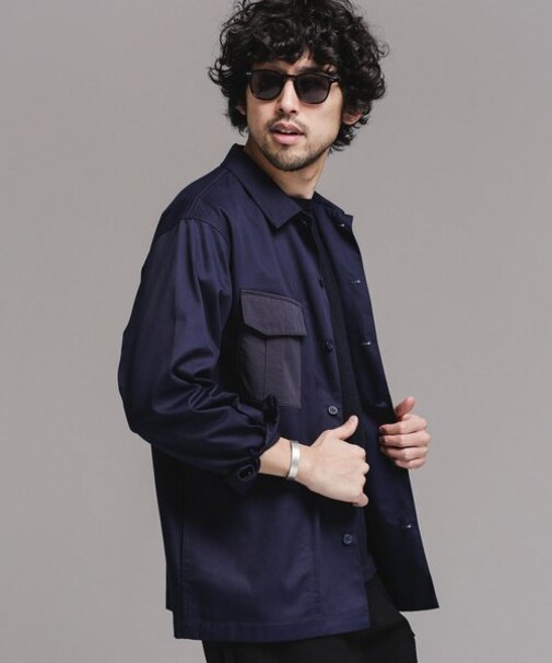 カスタムポケットミリタリーシャツ