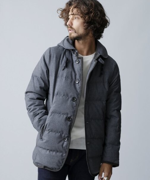 西川ダウン　ウールシングルコート