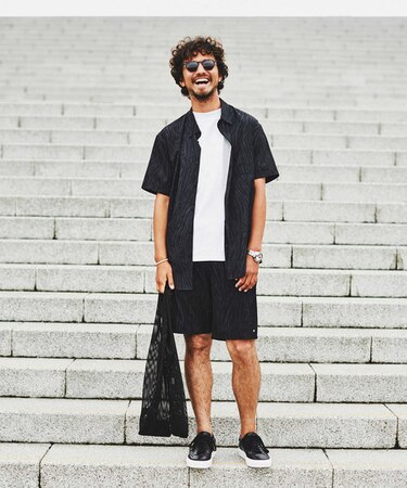 QUIKSILVER x WillLOUNGE／WLG×QUIKSILVER RIPPLES ショーツ｜ナノ 